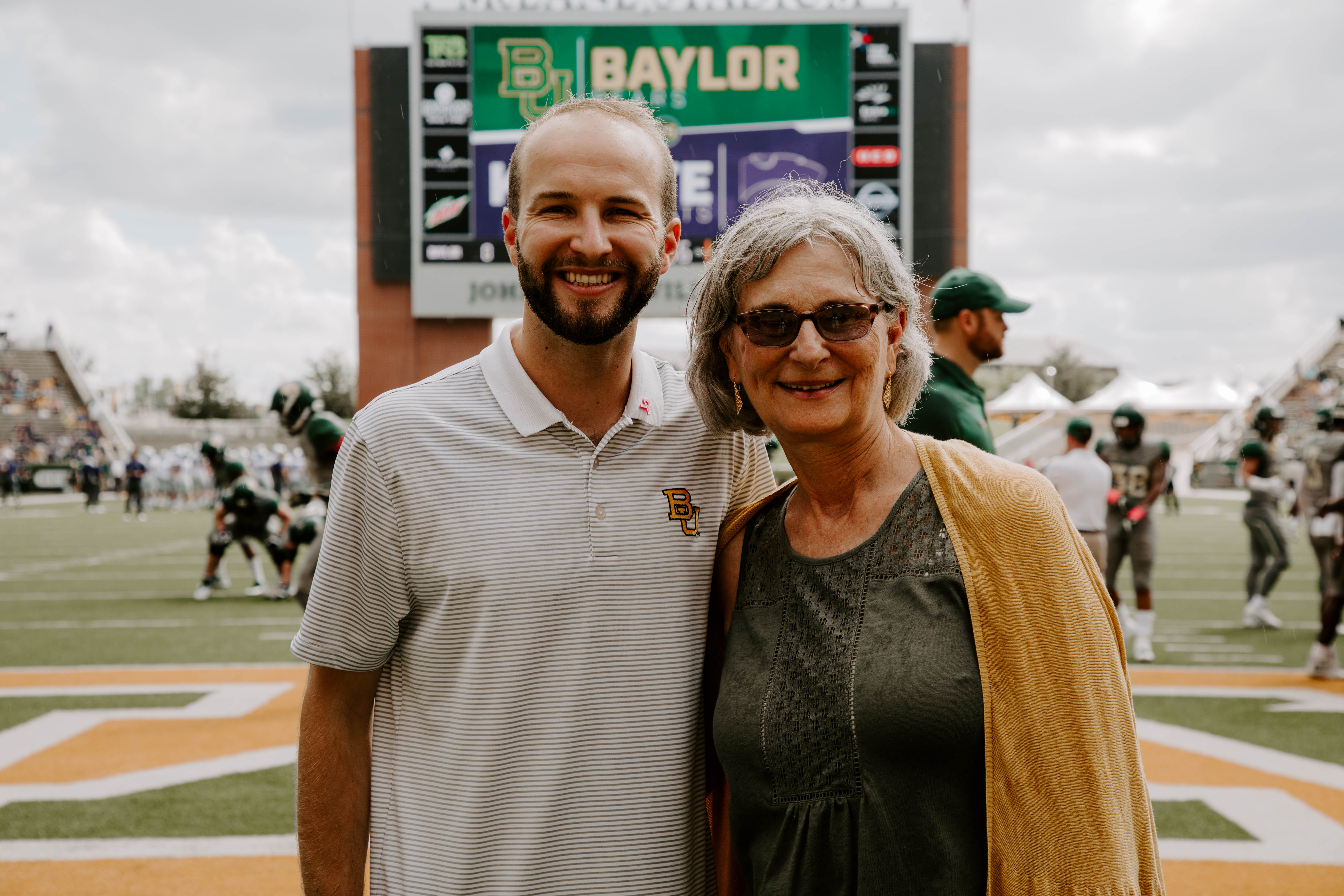 At the Baylor game